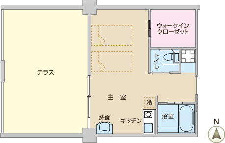 Hタイプ　間取り図