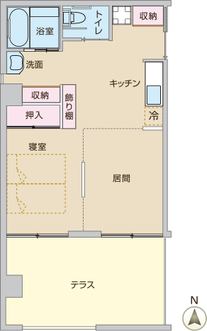 Mタイプ　間取り図