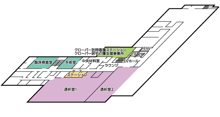 2階のフロアマップ