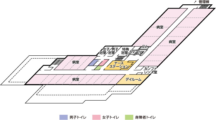 3階のフロアマップ