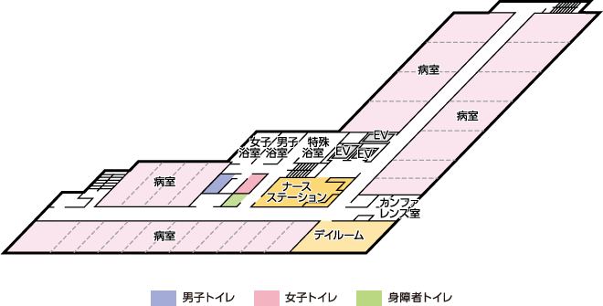 4階のフロアマップ